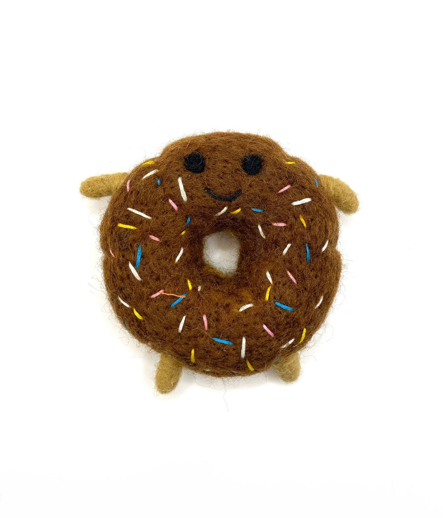 Ware of the Dog Chocolate Donut Toy