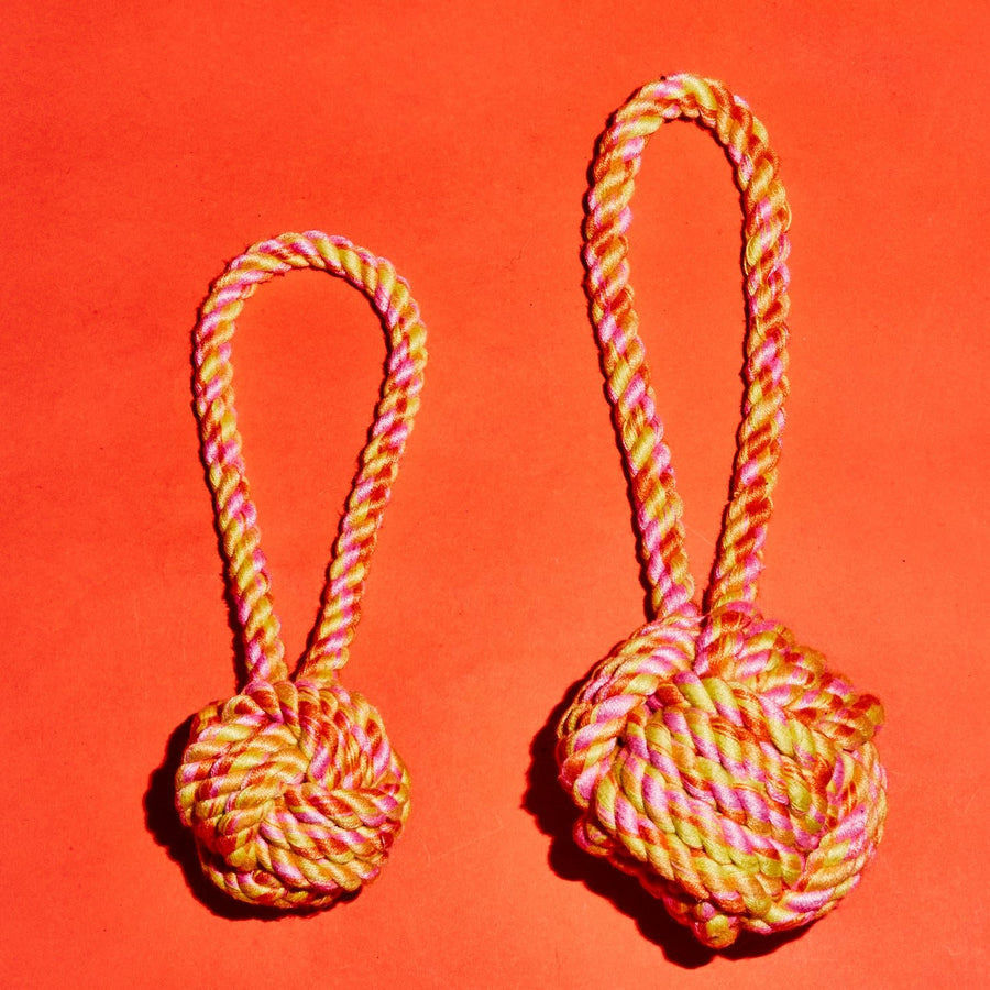 Ware of the Dog Rope Knot Toys