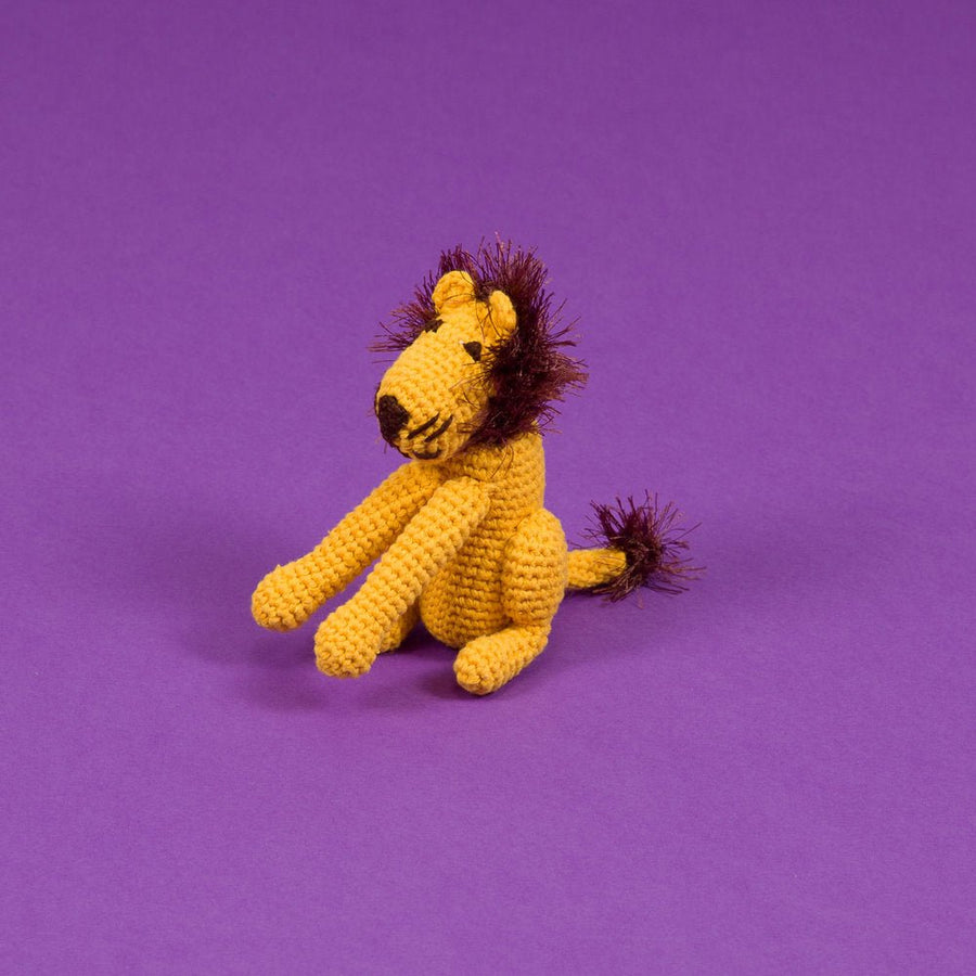 Ware Of The Dog Hand Crochet Organic Cotton Lion Toy