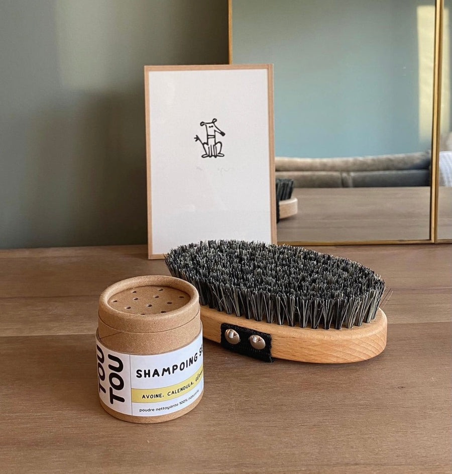 Natural Dog Massage Brush Sticks & Socks 