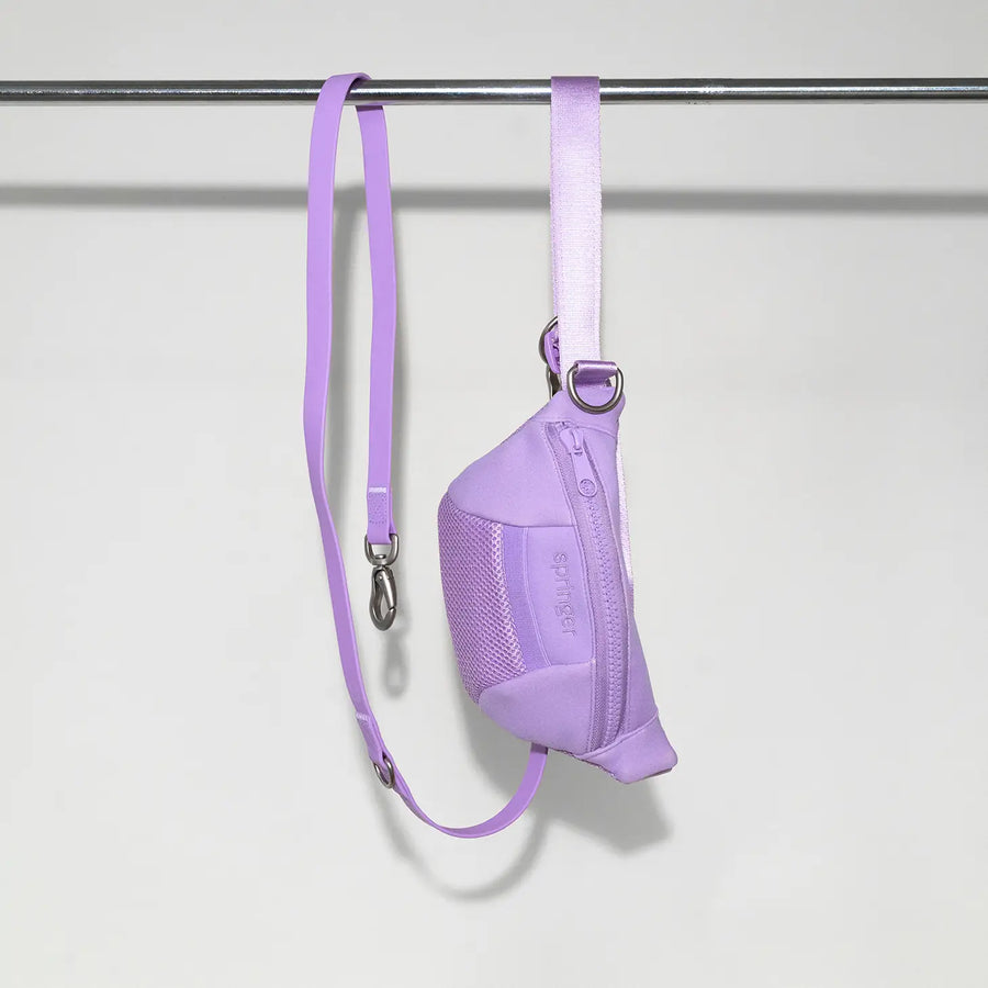 Springer Lilac Sling Bag + Dog Lead Sticks & Socks Dog Lifestyle Store 