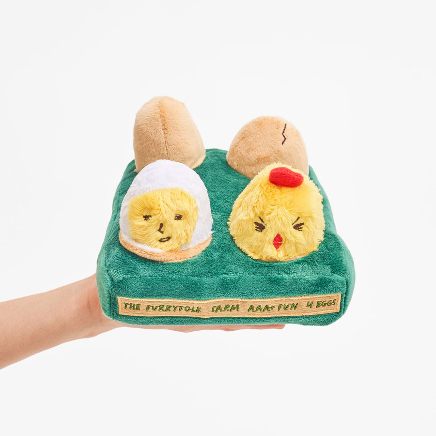 The Furryfolks AAA+ Egg Nosework Dog Toy Sticks & Socks