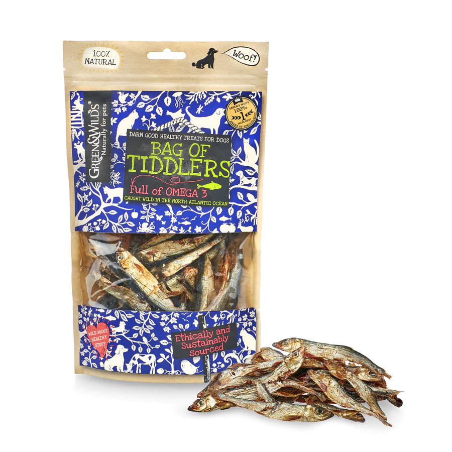 Green & Wilds Tiddlers Dog Fish Treats