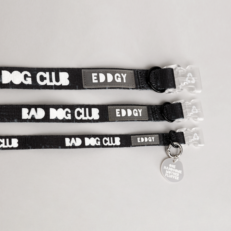 EDDGY One Handsome Mother Fluffer Dog ID Tag Sticks & Socks Dog Store