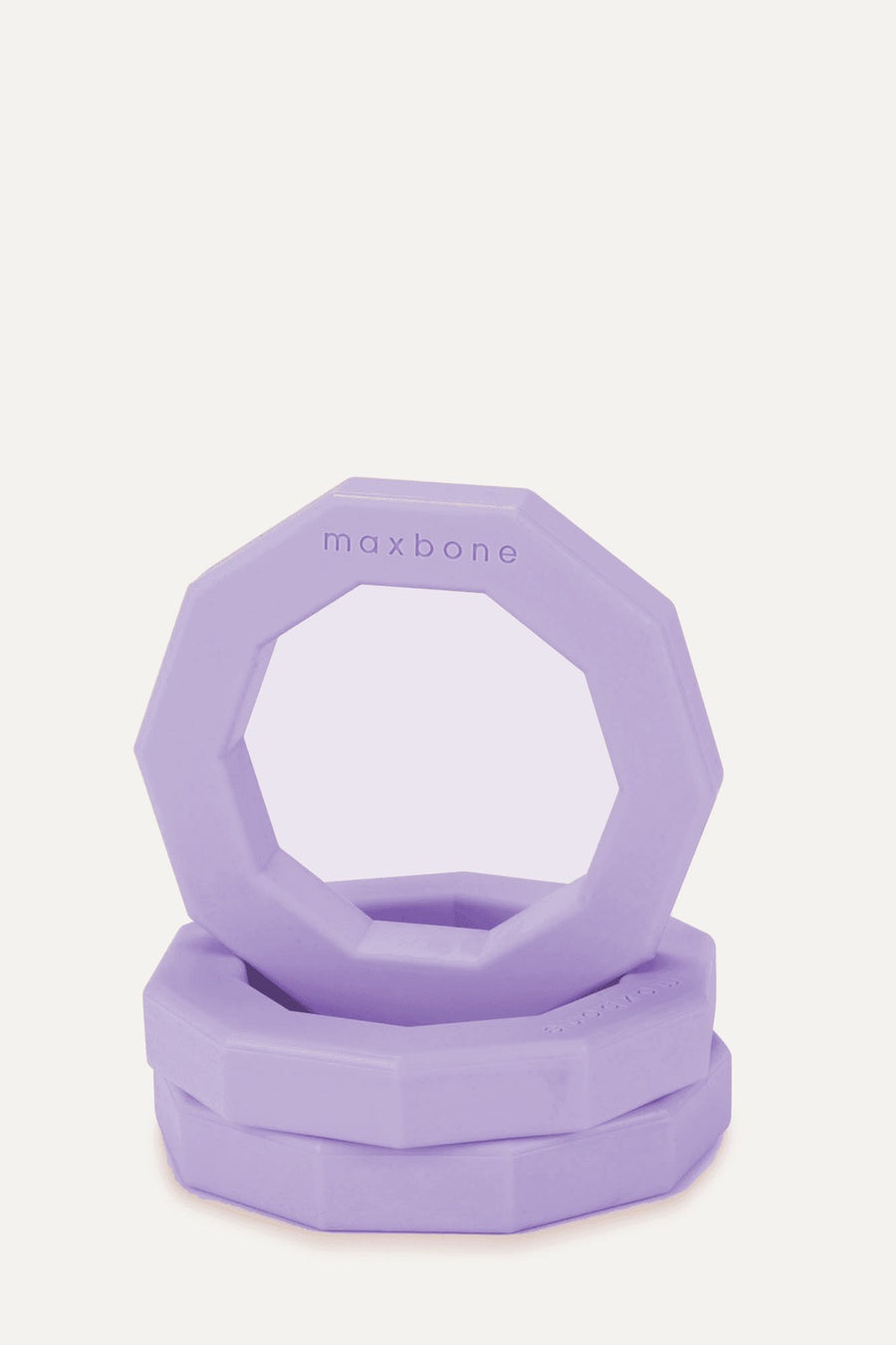 Maxbone Lavender Decagon Dog Chew Toy