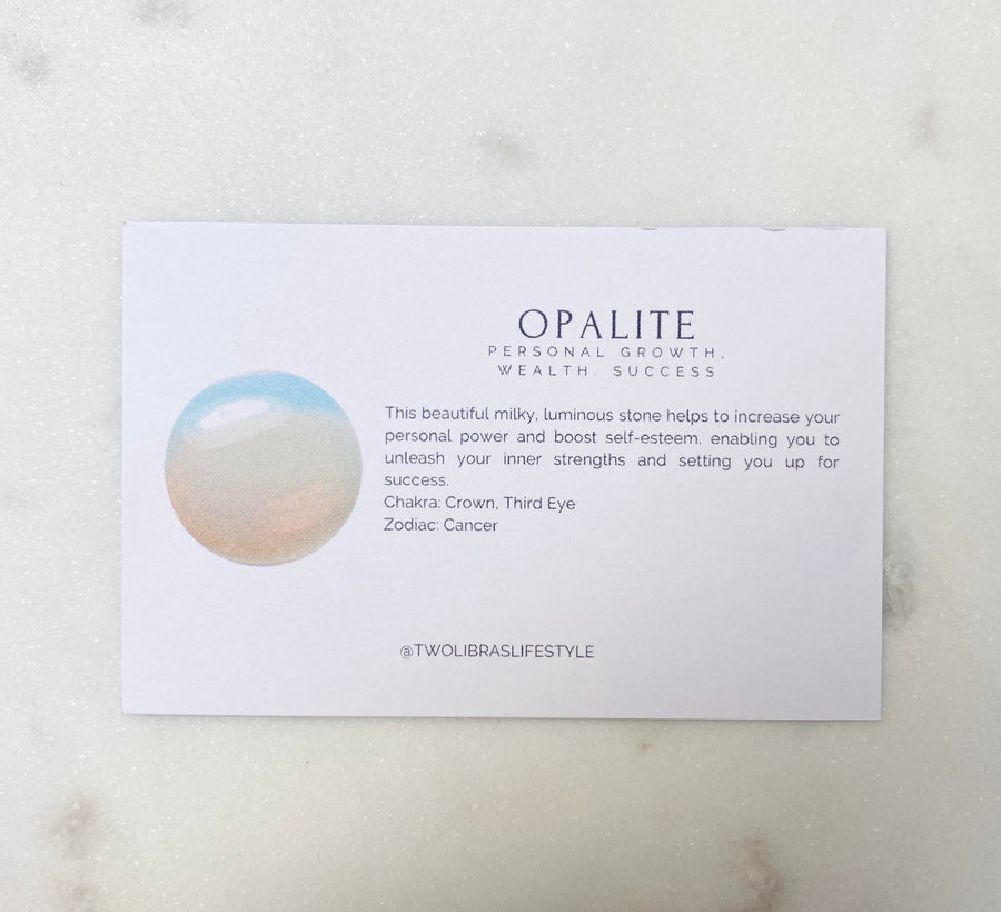 Opalite Crystal Intention Candle Sticks & Socks