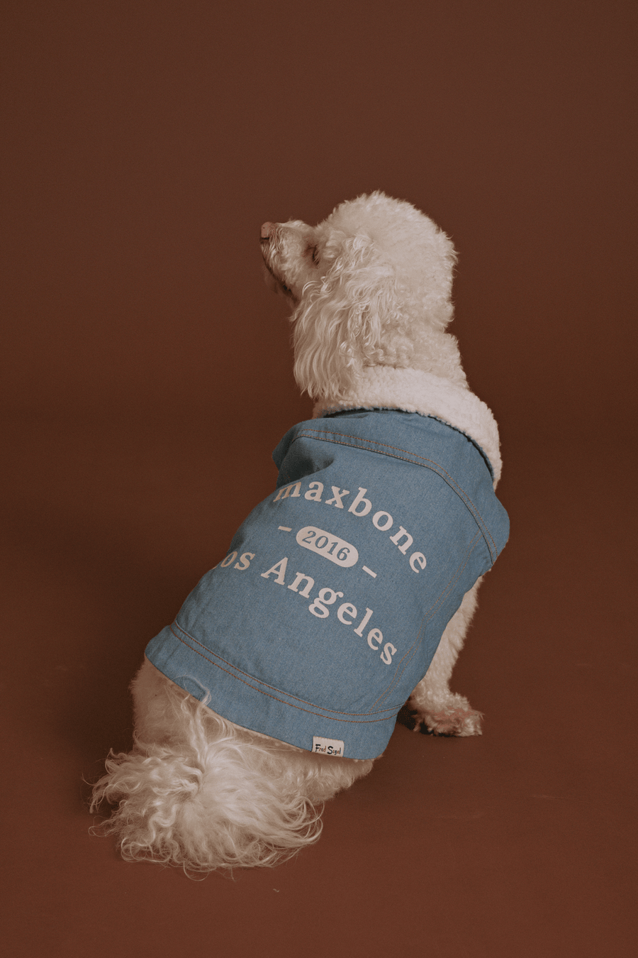 Maxbone x Fred Segal Denim Dog Coat