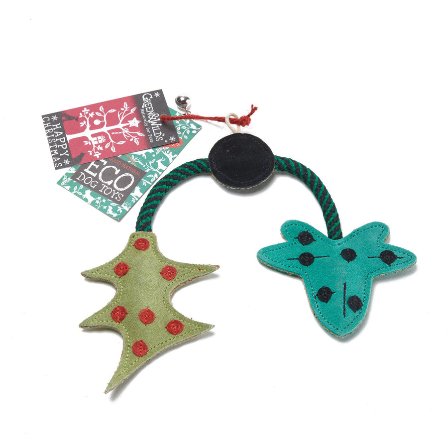 Green & Wilds The Holly and the Ivy Eco Dog Toy Sticks & Socks 
