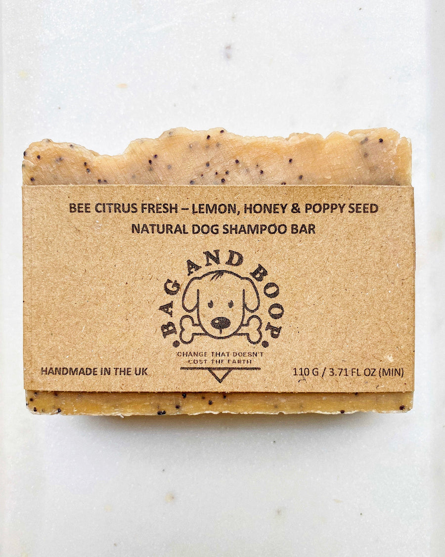 Bag and Boop Bee Citrus Natural Dog Shampoo Bar Sticks & Socks dog store
