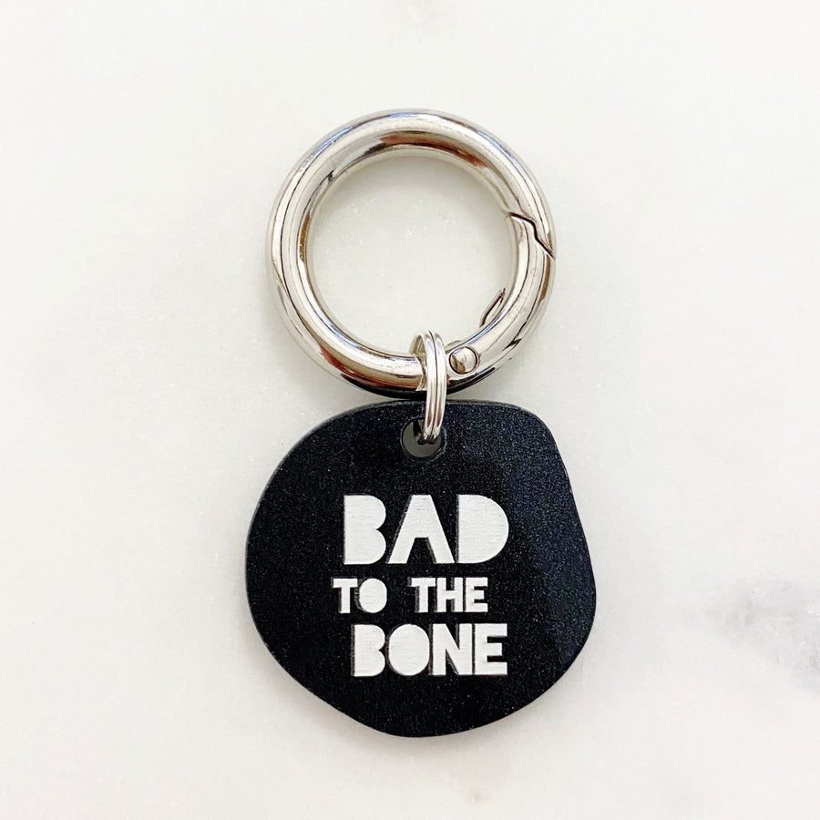 EDDGY Bad To The Bone Dog ID Tag Sticks & Socks Dog Lifestyle Store 