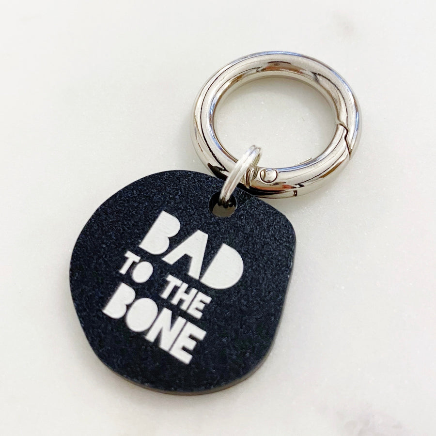 EDDGY Bad To The Bone Dog ID Tag Sticks & Socks Dog Lifestyle Store 
