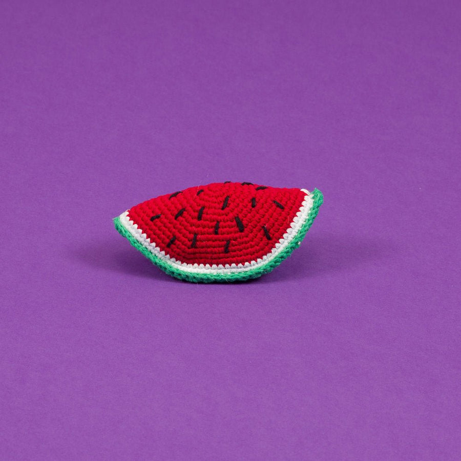 Ware Of The Dog Hand Crochet Organic Cotton Watermelon Toy