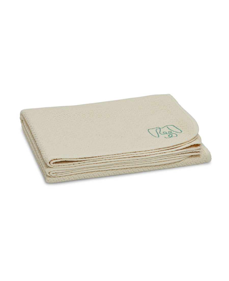 Pawness Organic Cotton White Dog Blanket