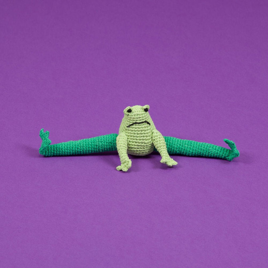Ware of the Dog Organic Cotton Frog Toy