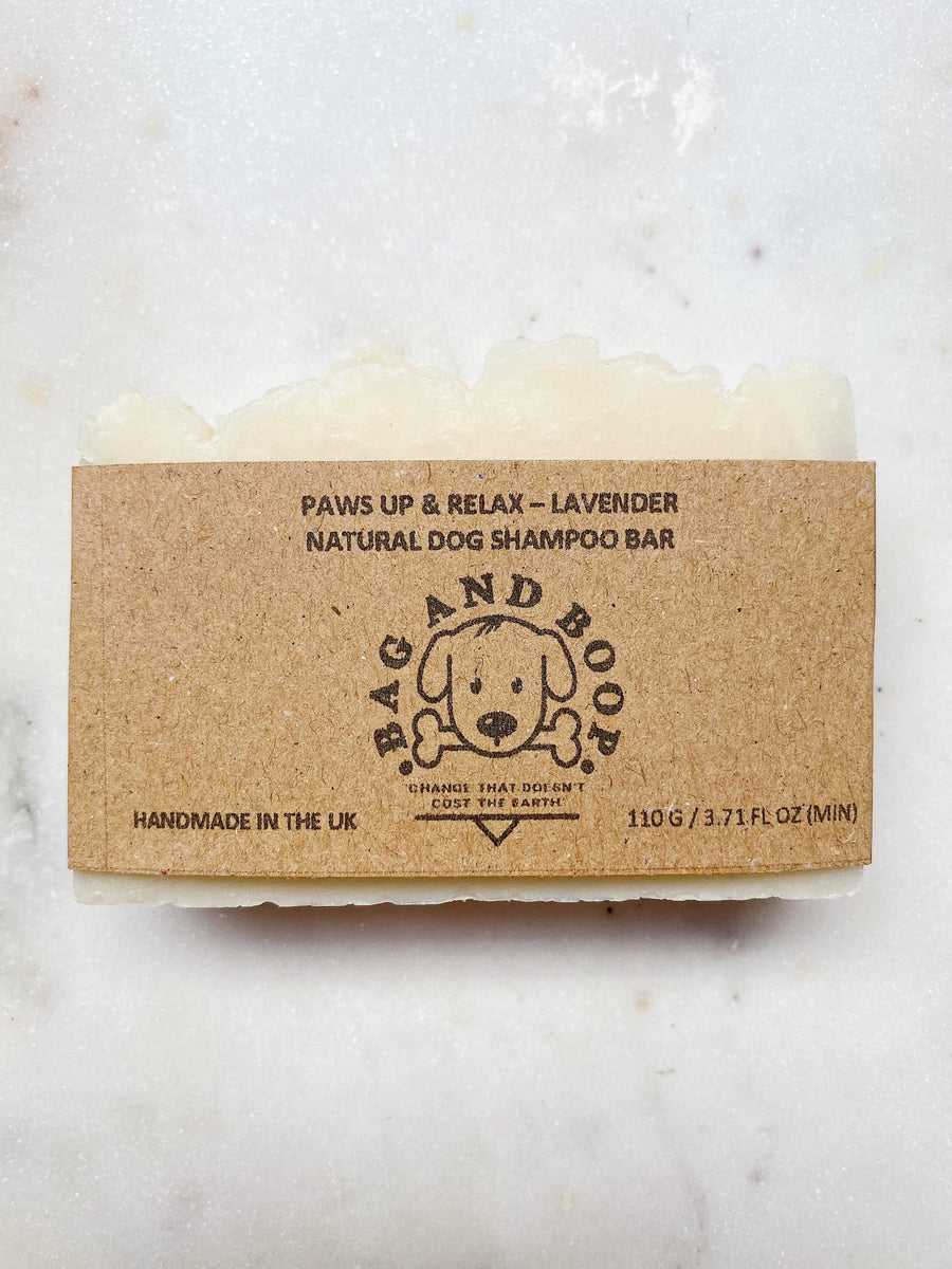 Bag and Boop Paws Up & Relax Natural Dog Shampoo Bar Sticks & Socks Ancoats