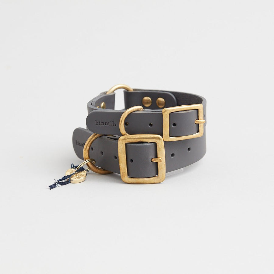 Kintails Leather Dog Collar