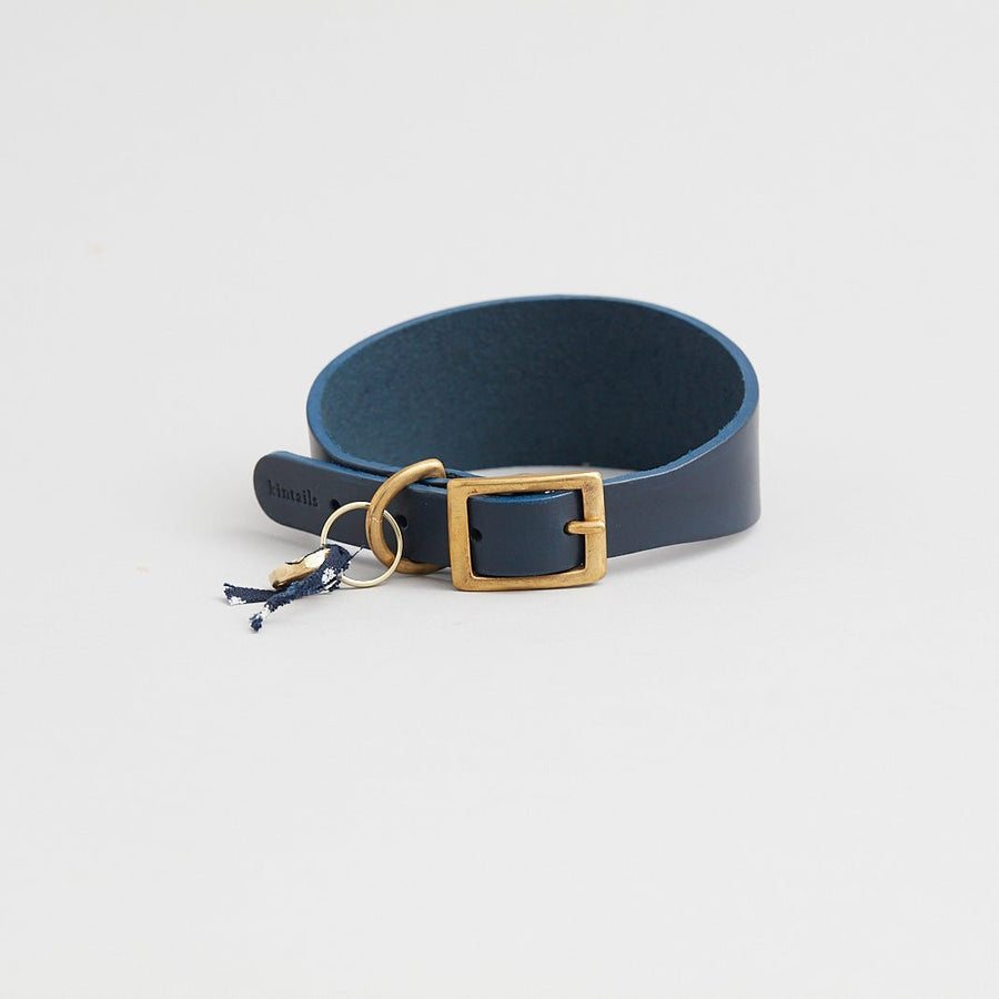 Kintails Sighthound Leather Dog Collar